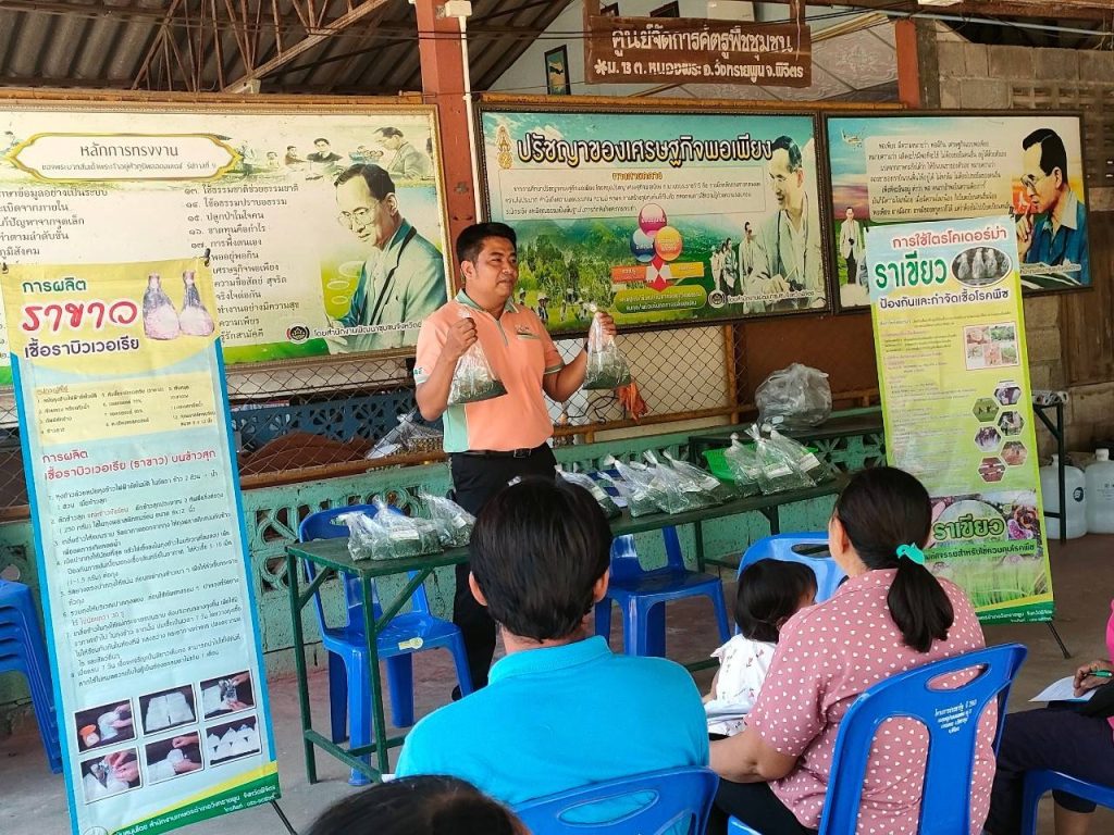 จัดอบรมโครงการส่งเสริมสุขภาพพืชเพื่อเพิ่มประสิทธิภาพการผลิตสินค้าเกษตร ปี 2568